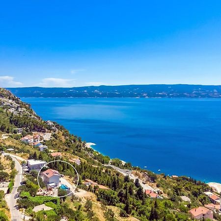 Villa Belvedere With Heated Pool, Billiards, Media Room, Sea Views,10 Pax Omiš Екстериор снимка