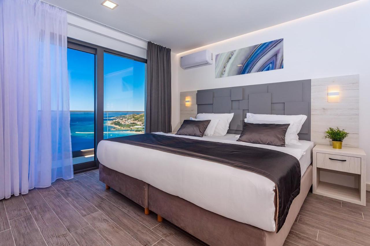 Villa Belvedere With Heated Pool, Billiards, Media Room, Sea Views,10 Pax Omiš Екстериор снимка